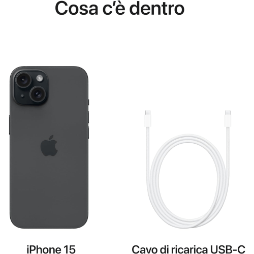 APPLE IPHONE 15 128GB BLACK BLACK EU APPLE IPHONE 15 128GB BLACK BLACK EU